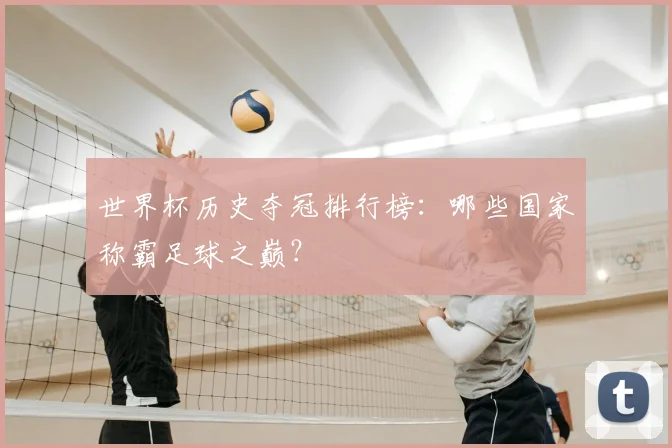 世界杯历史夺冠排行榜：哪些国家称霸足球之巅？